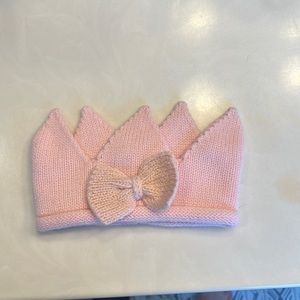 0-6 month princess crown pink